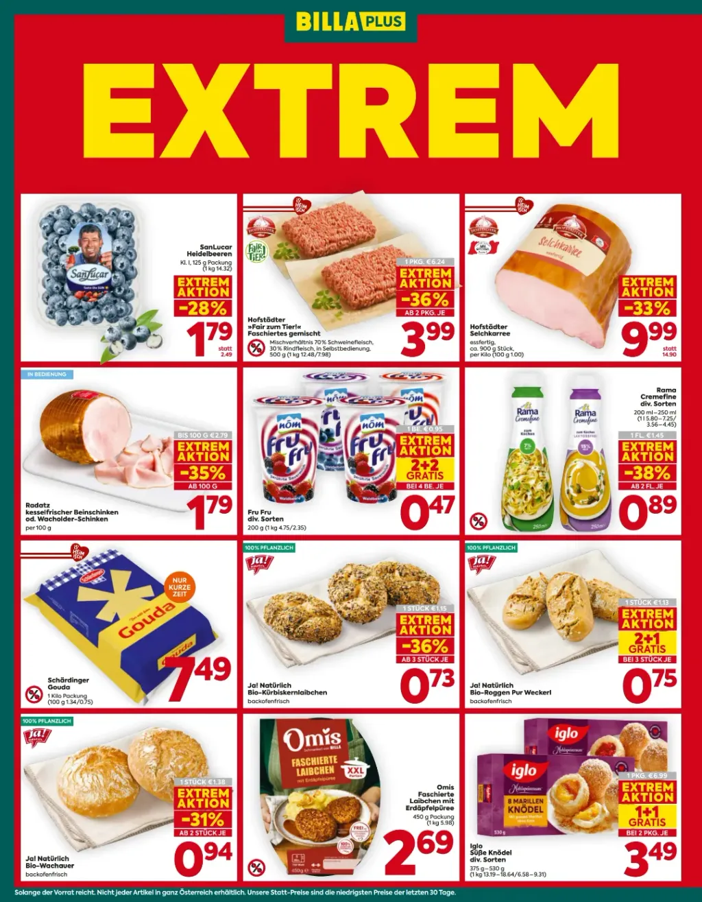 Billa Plus Flugblatt ab 15.10.2026 (Donnerstag)