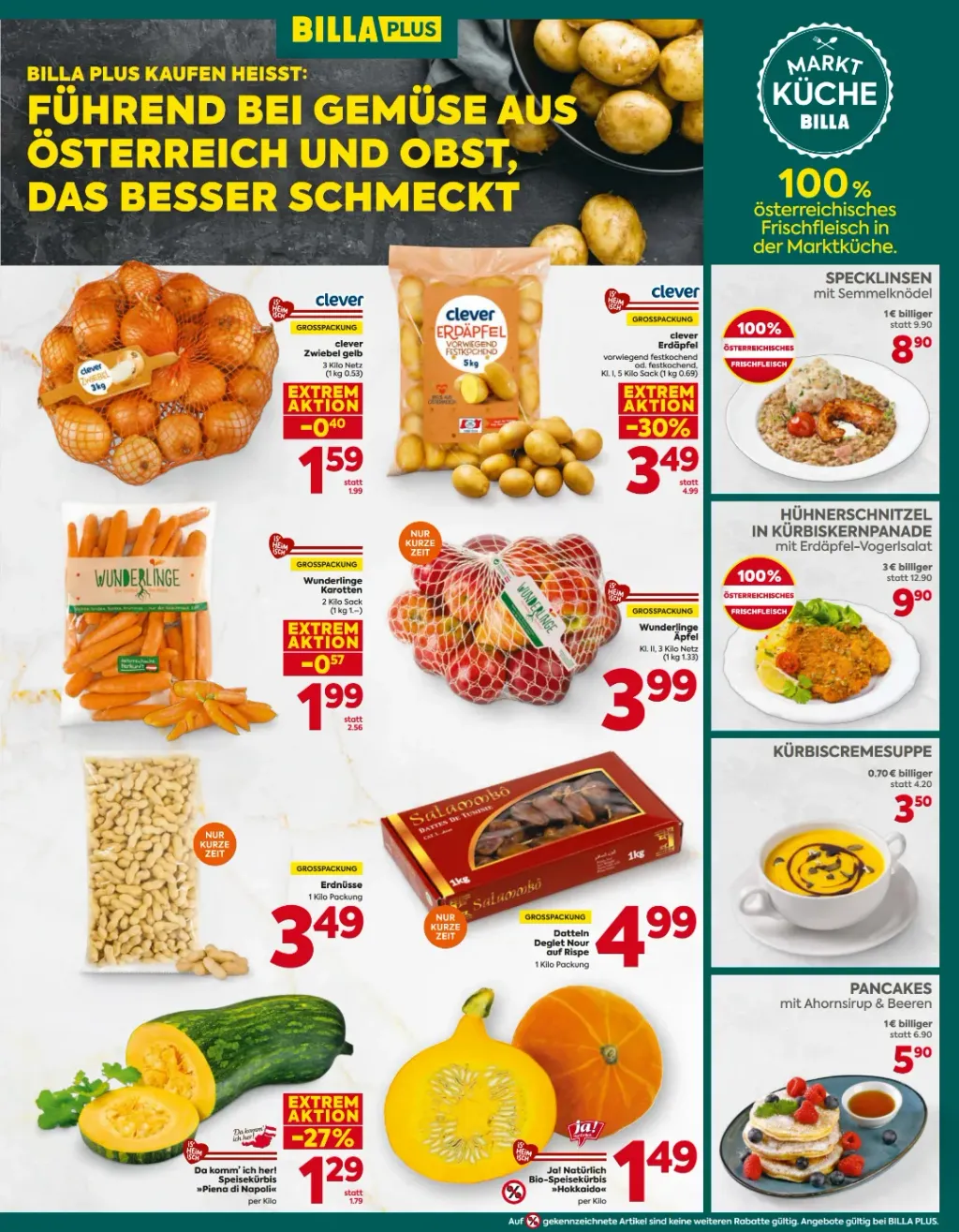 Billa Plus Flugblatt ab 15.10.2026 (Donnerstag)