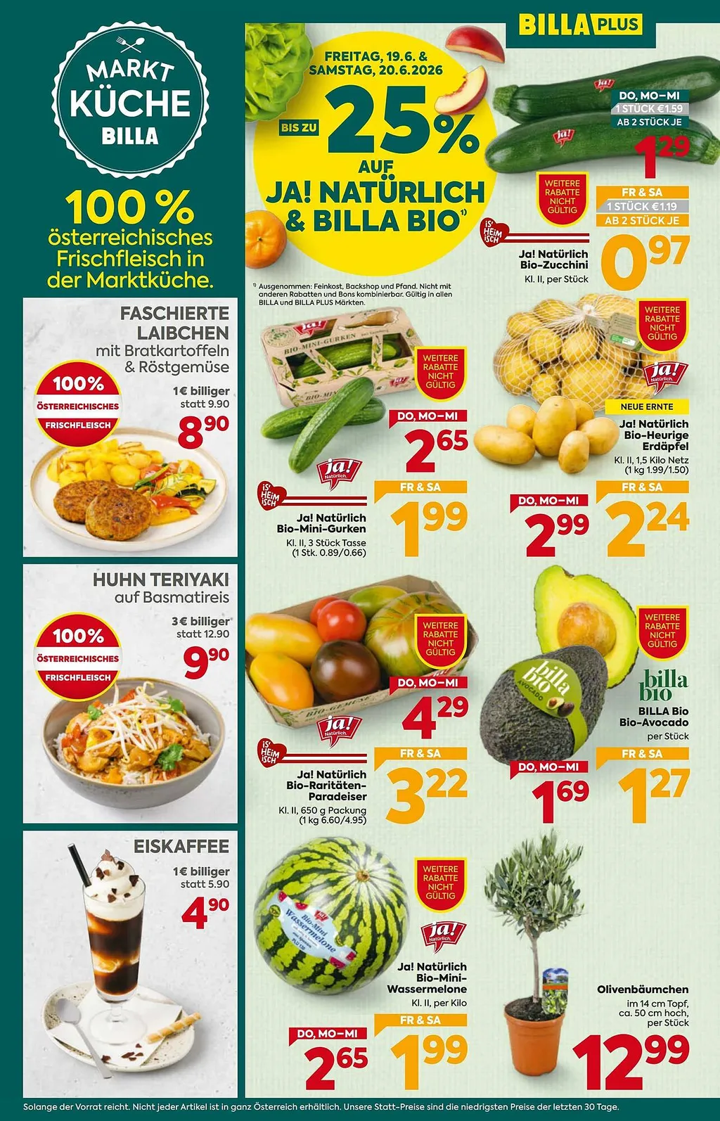 Billa Plus Flugblatt ab 18.06.2026 (Donnerstag)