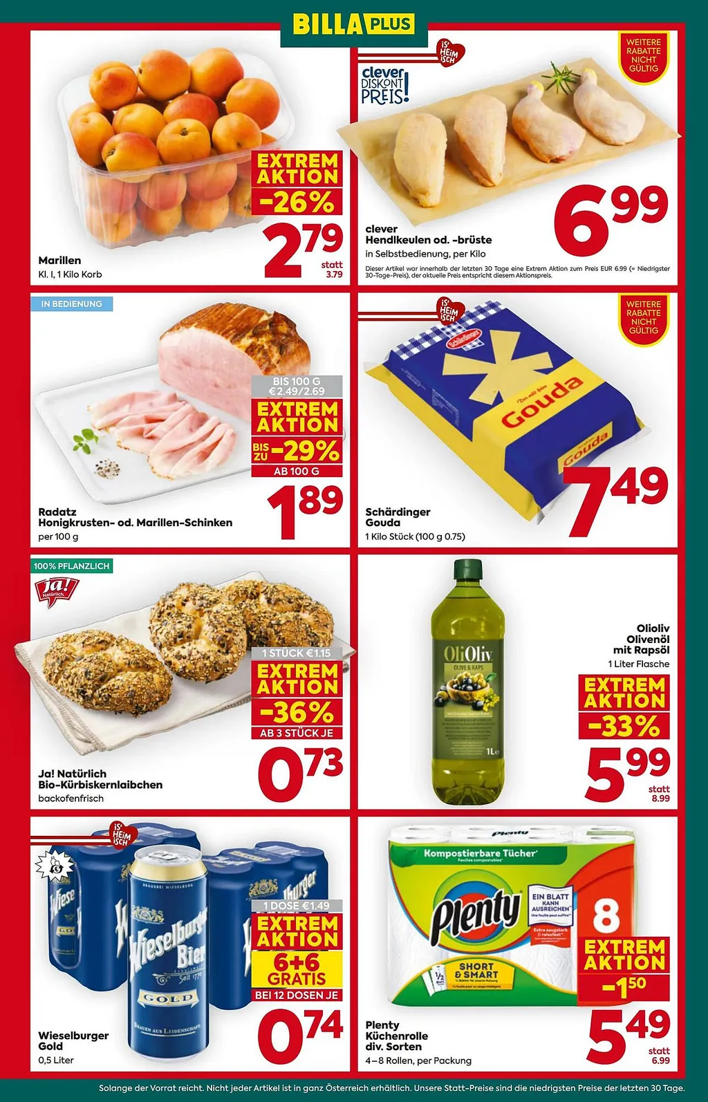 Billa Plus Flugblatt ab 18.06.2026 (Donnerstag)