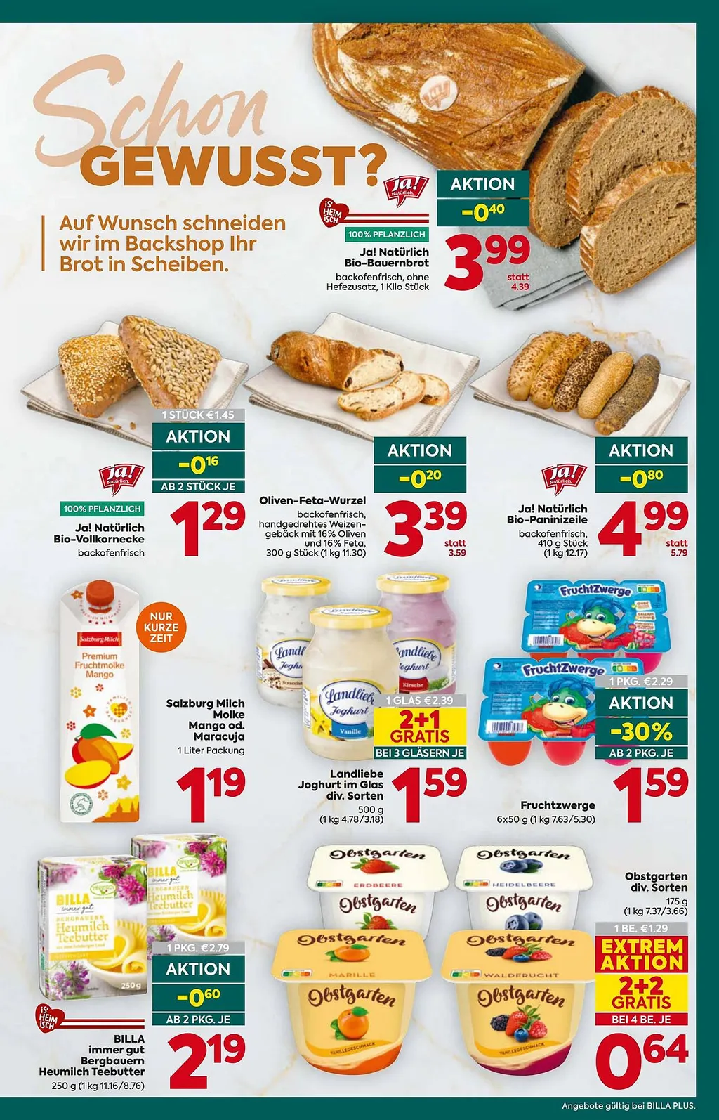 Billa Plus Flugblatt ab 18.06.2026 (Donnerstag)