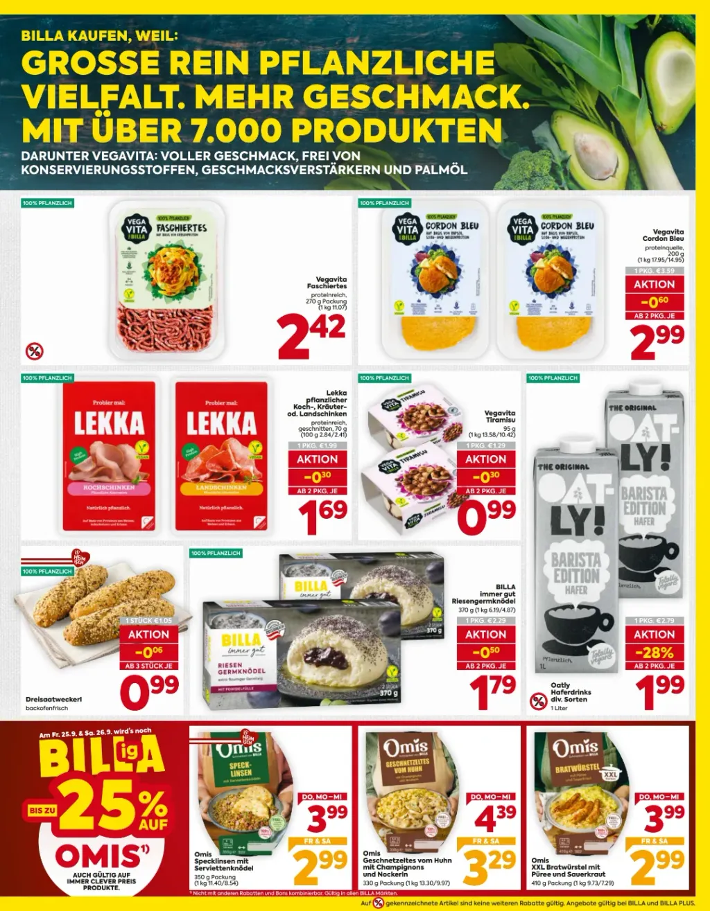 Billa Flugblatt ab 24.09.2026 (Donnerstag)