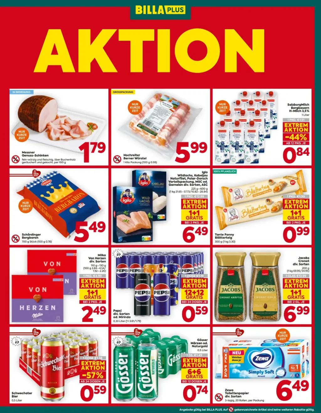 Billa Plus Flugblatt ab 01.10.2026 (Donnerstag)