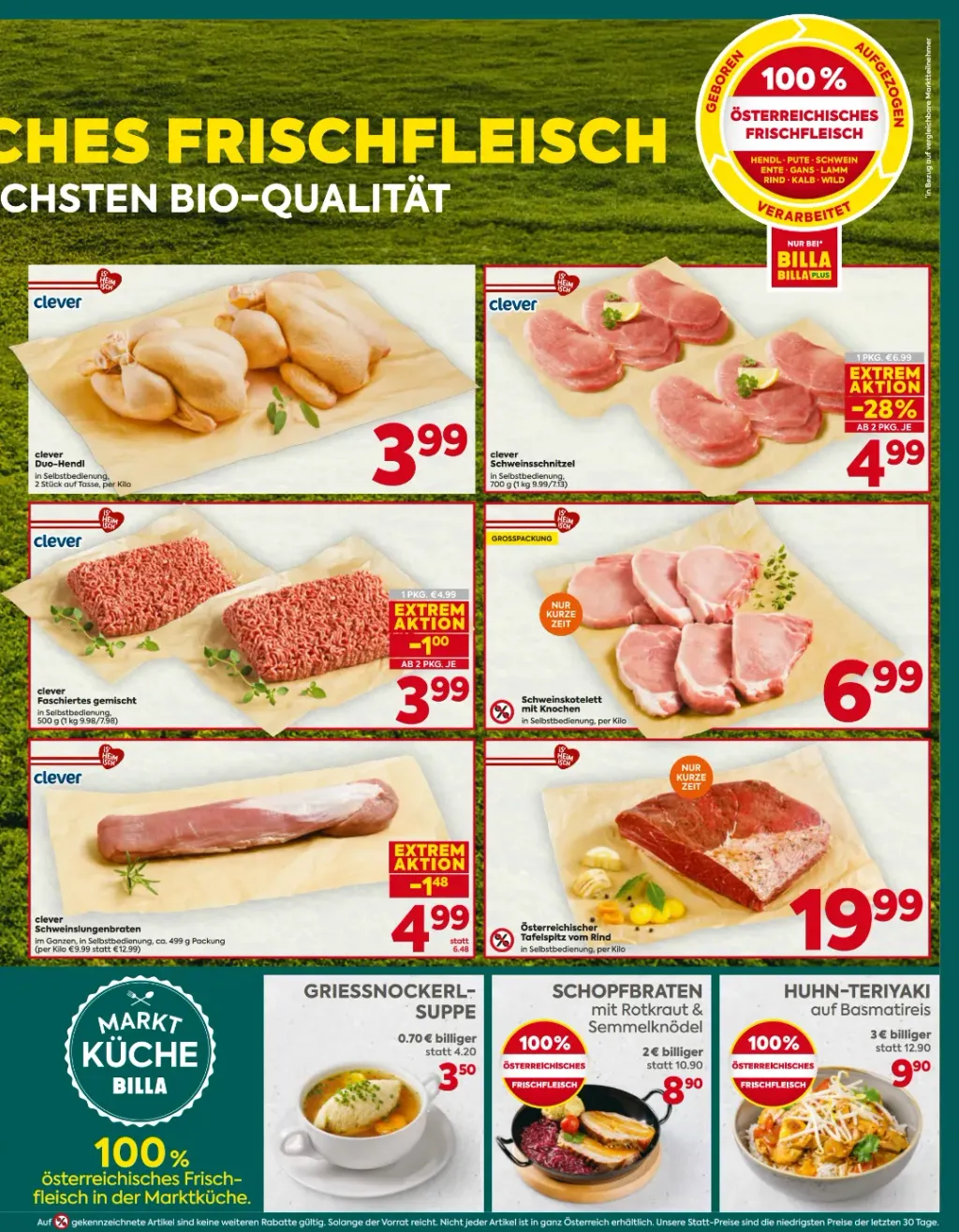 Billa Plus Flugblatt ab 01.10.2026 (Donnerstag)