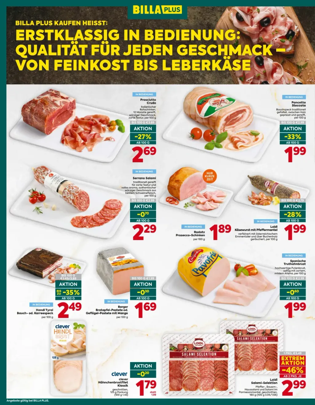Billa Plus Flugblatt ab 01.10.2026 (Donnerstag)