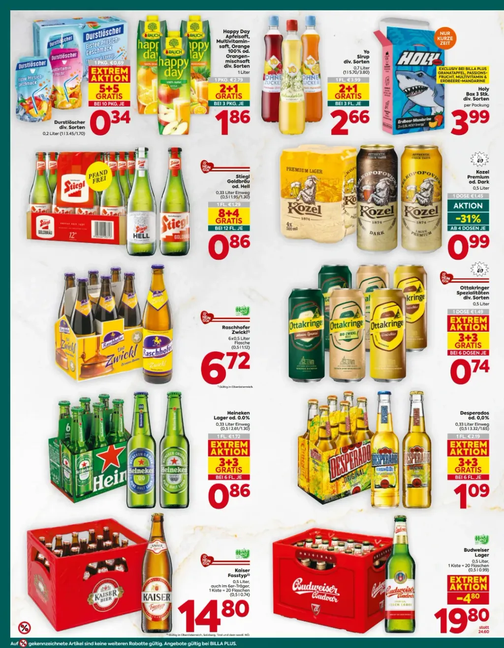 Billa Plus Flugblatt ab 01.10.2026 (Donnerstag)