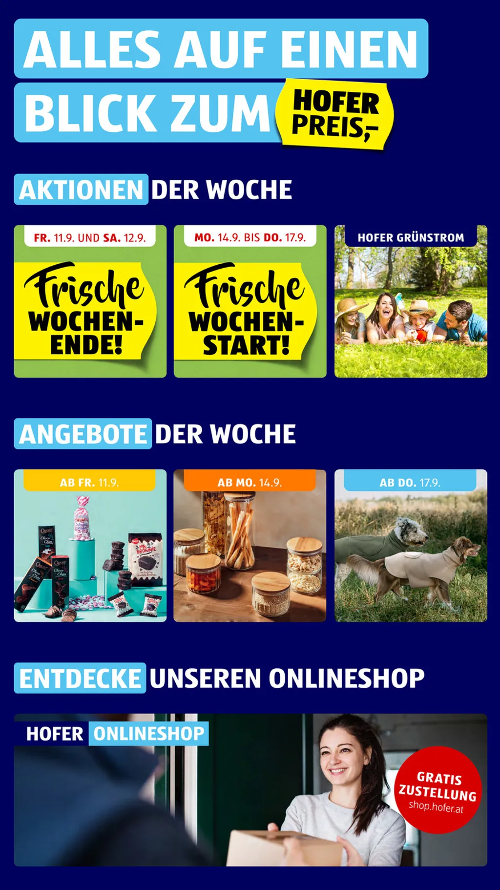 Hofer Flugblatt ab 11.09.2026 (Freitag)