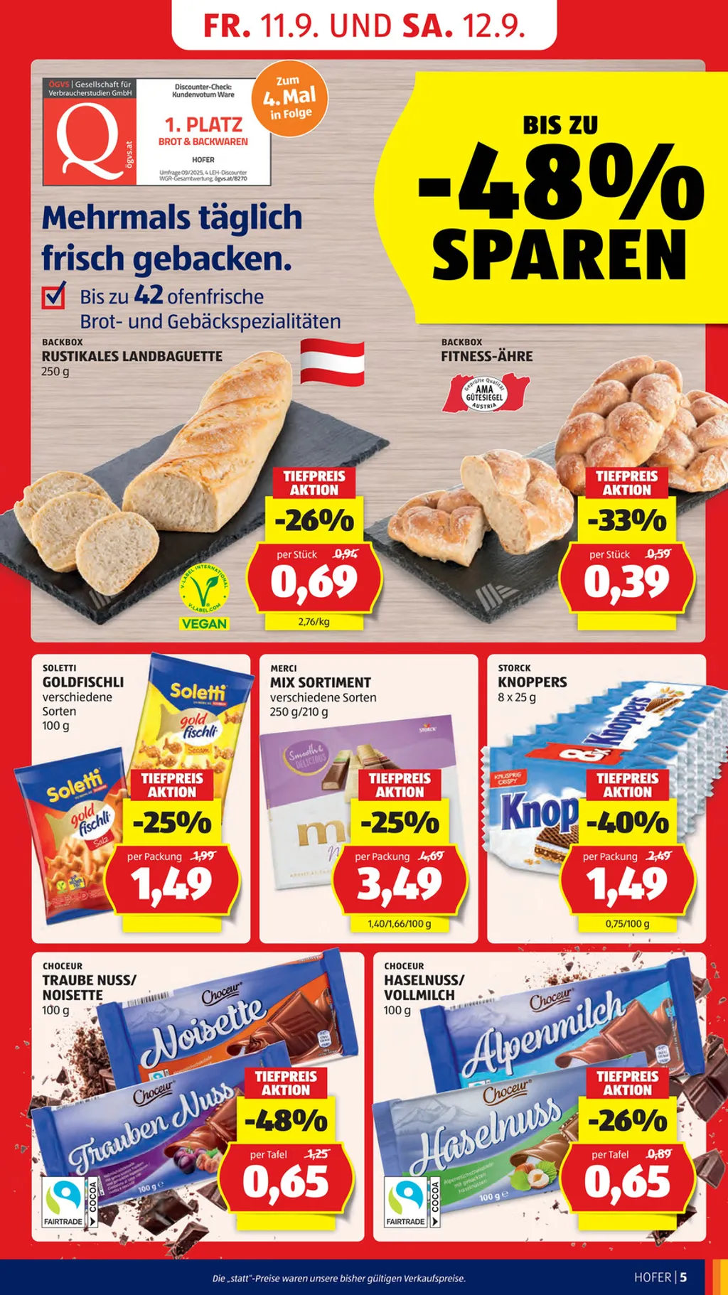 Hofer Flugblatt ab 11.09.2026 (Freitag)