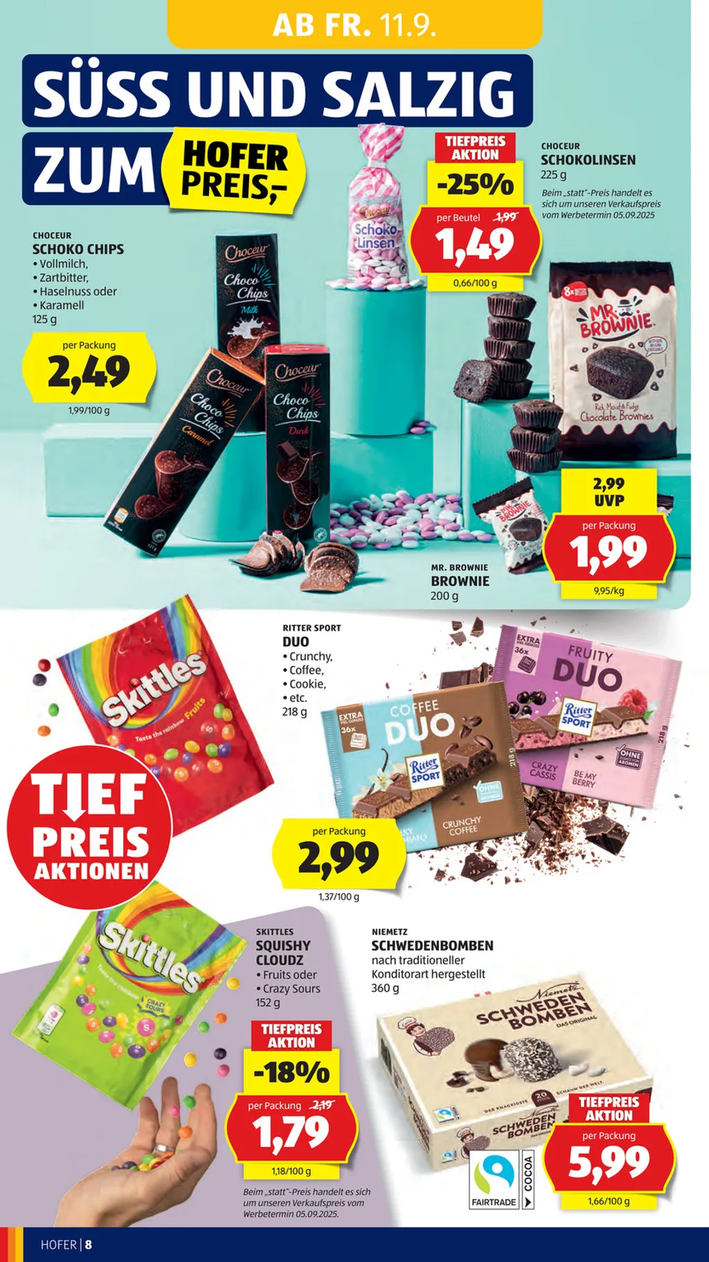 Hofer Flugblatt ab 11.09.2026 (Freitag)