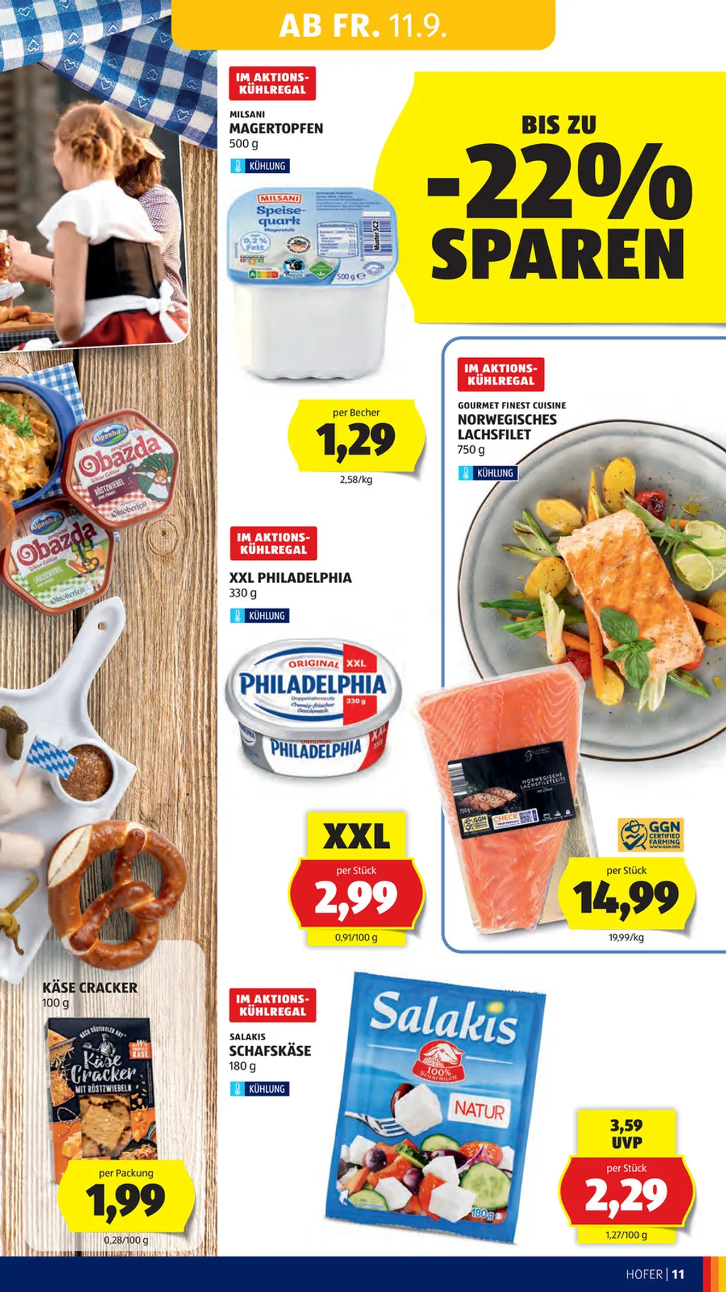 Hofer Flugblatt ab 11.09.2026 (Freitag)