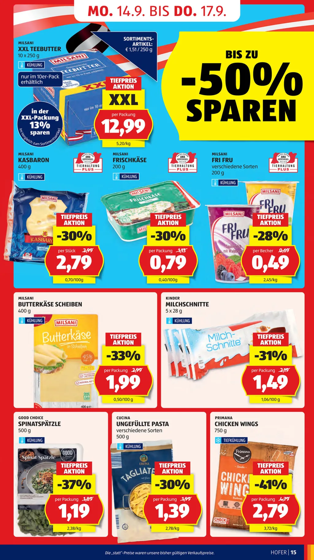 Hofer Flugblatt ab 11.09.2026 (Freitag)