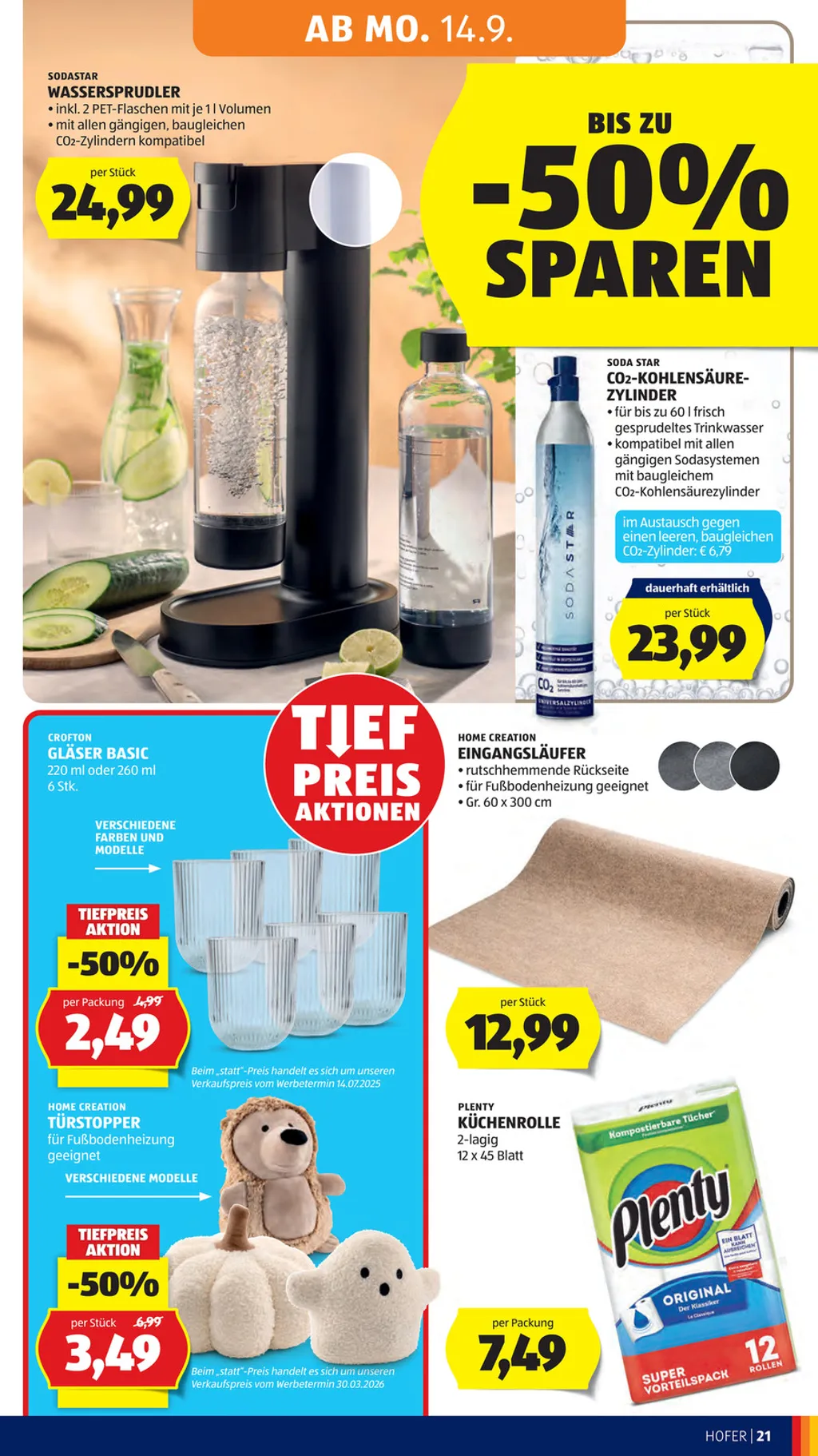 Hofer Flugblatt ab 11.09.2026 (Freitag)