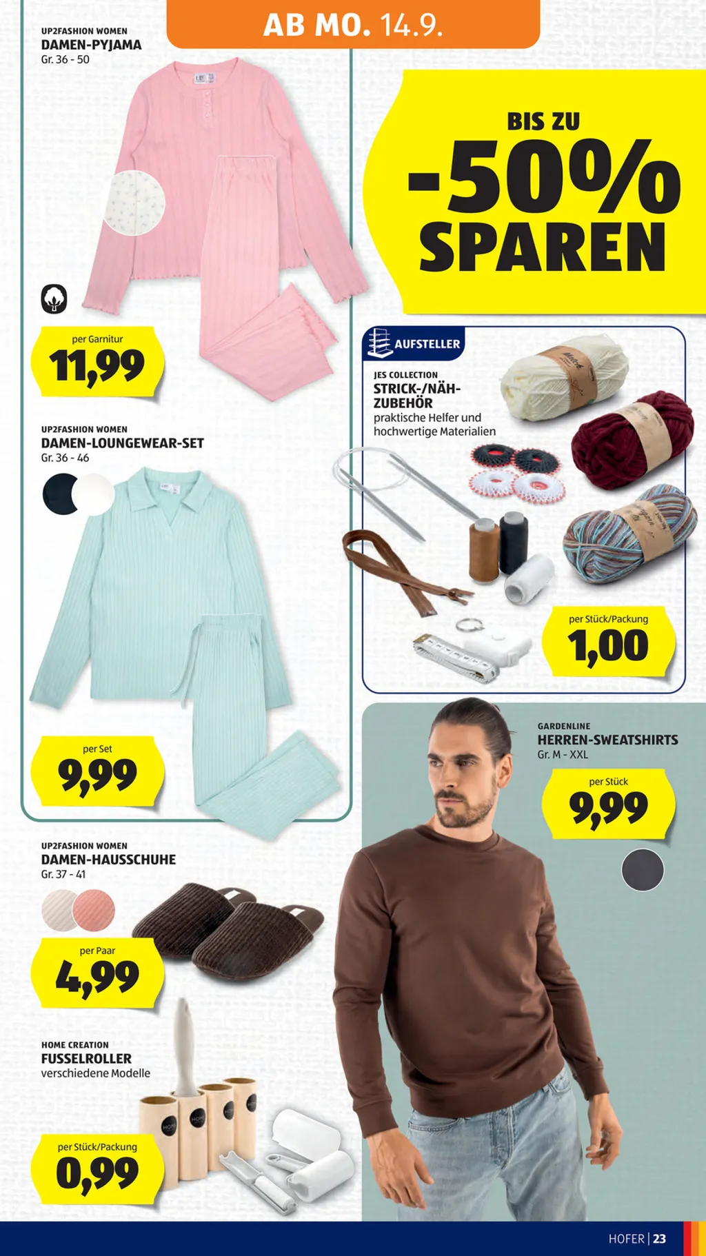 Hofer Flugblatt ab 11.09.2026 (Freitag)