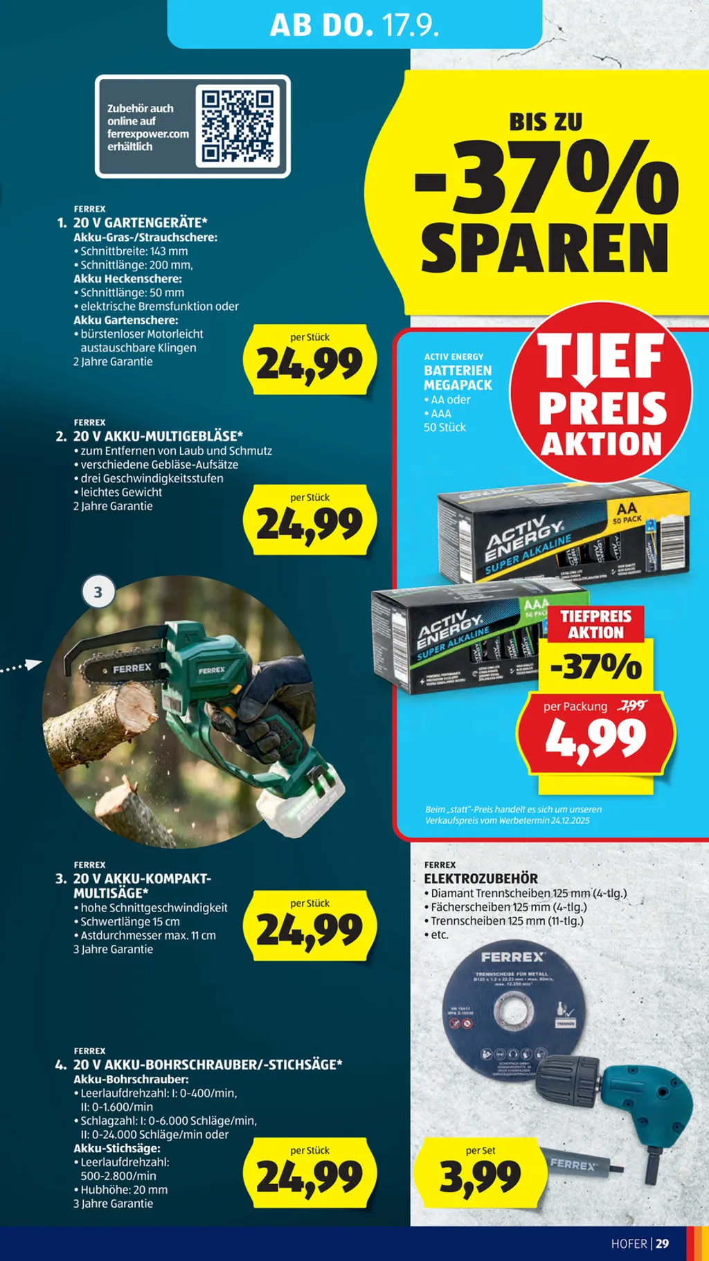Hofer Flugblatt ab 11.09.2026 (Freitag)