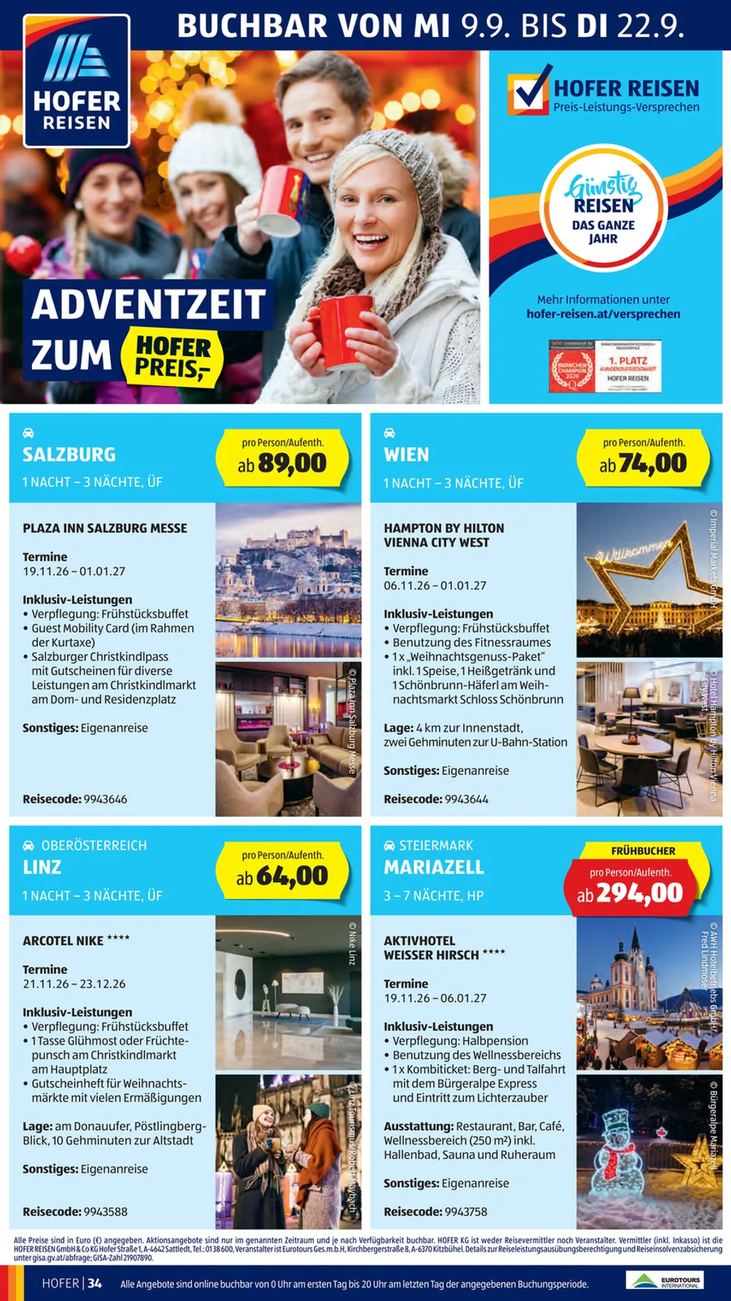Hofer Flugblatt ab 11.09.2026 (Freitag)