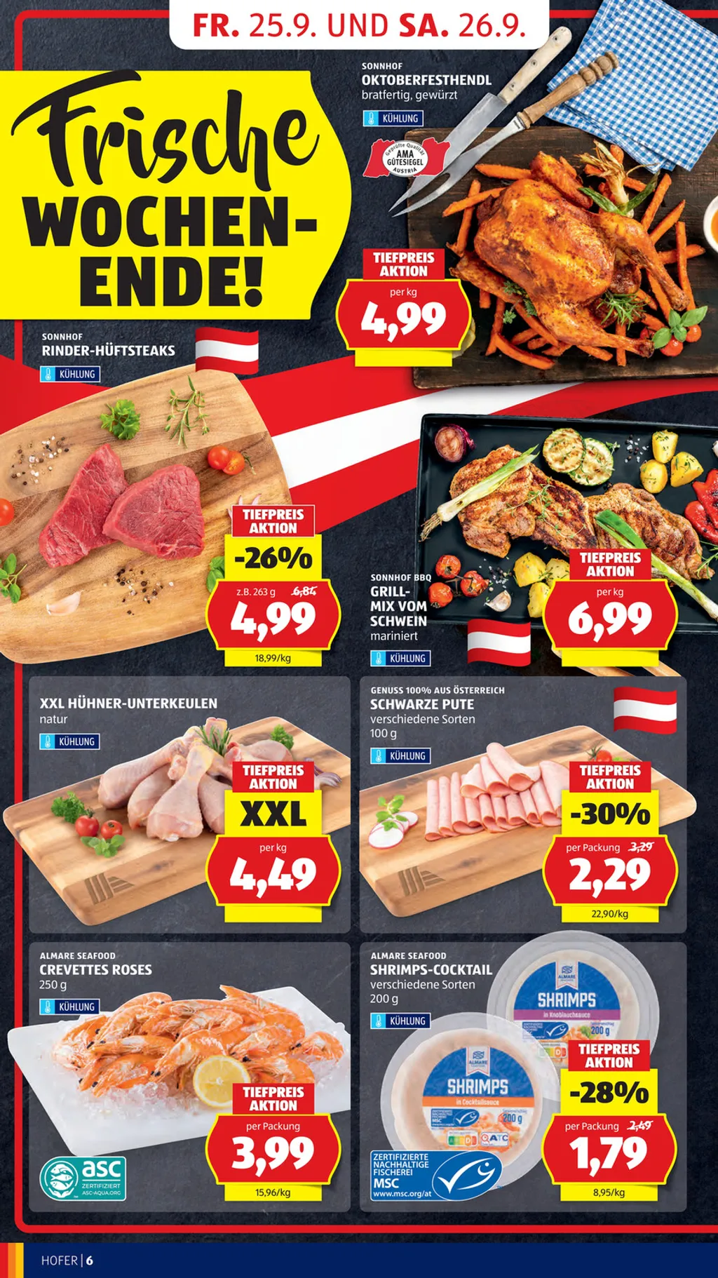 Hofer Flugblatt ab 25.09.2026 (Freitag)