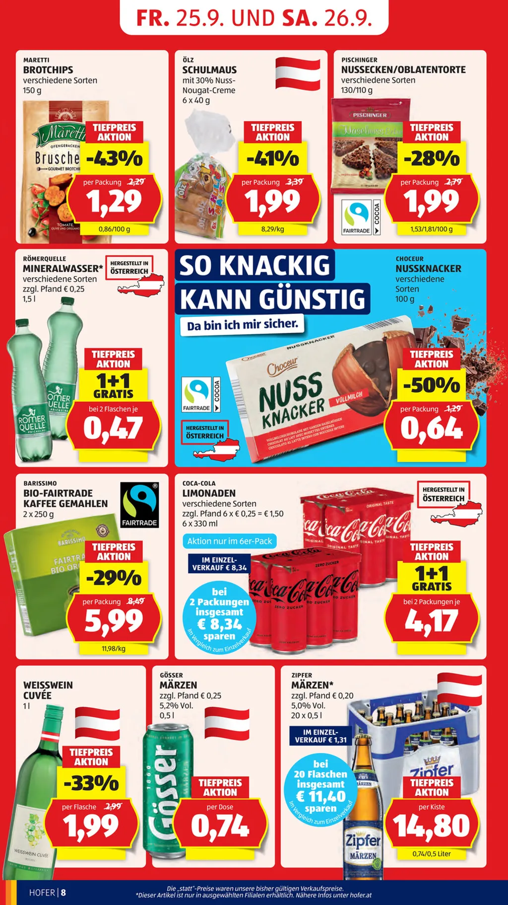 Hofer Flugblatt ab 25.09.2026 (Freitag)