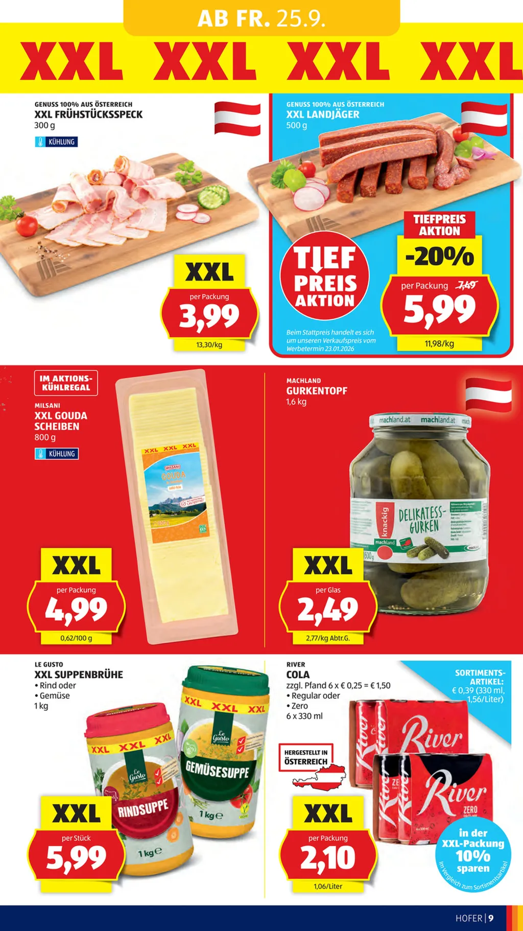 Hofer Flugblatt ab 25.09.2026 (Freitag)