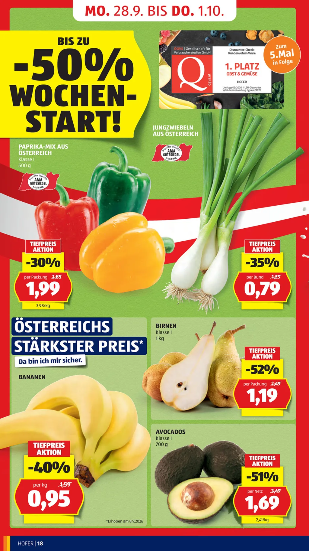 Hofer Flugblatt ab 25.09.2026 (Freitag)