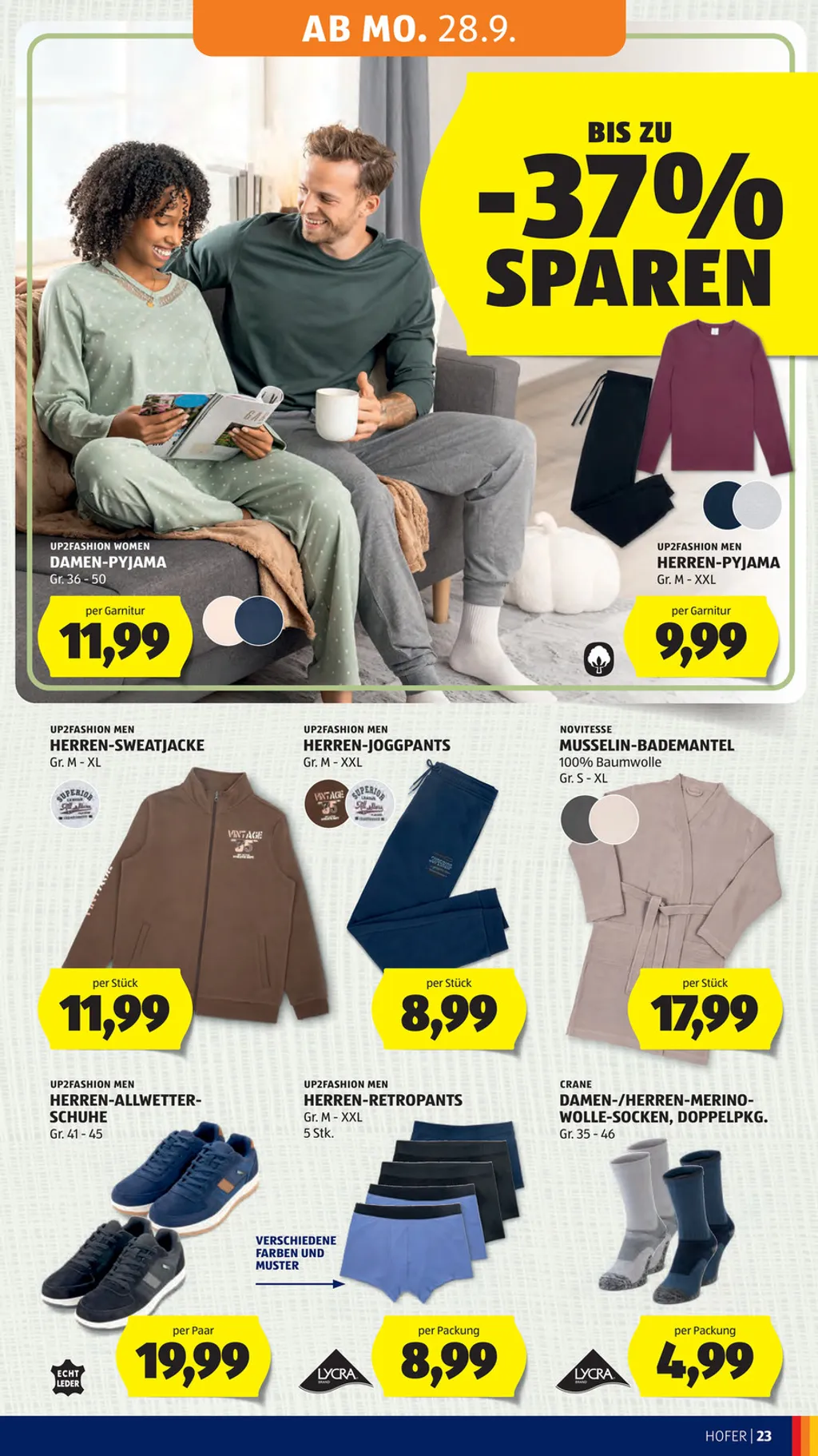 Hofer Flugblatt ab 25.09.2026 (Freitag)