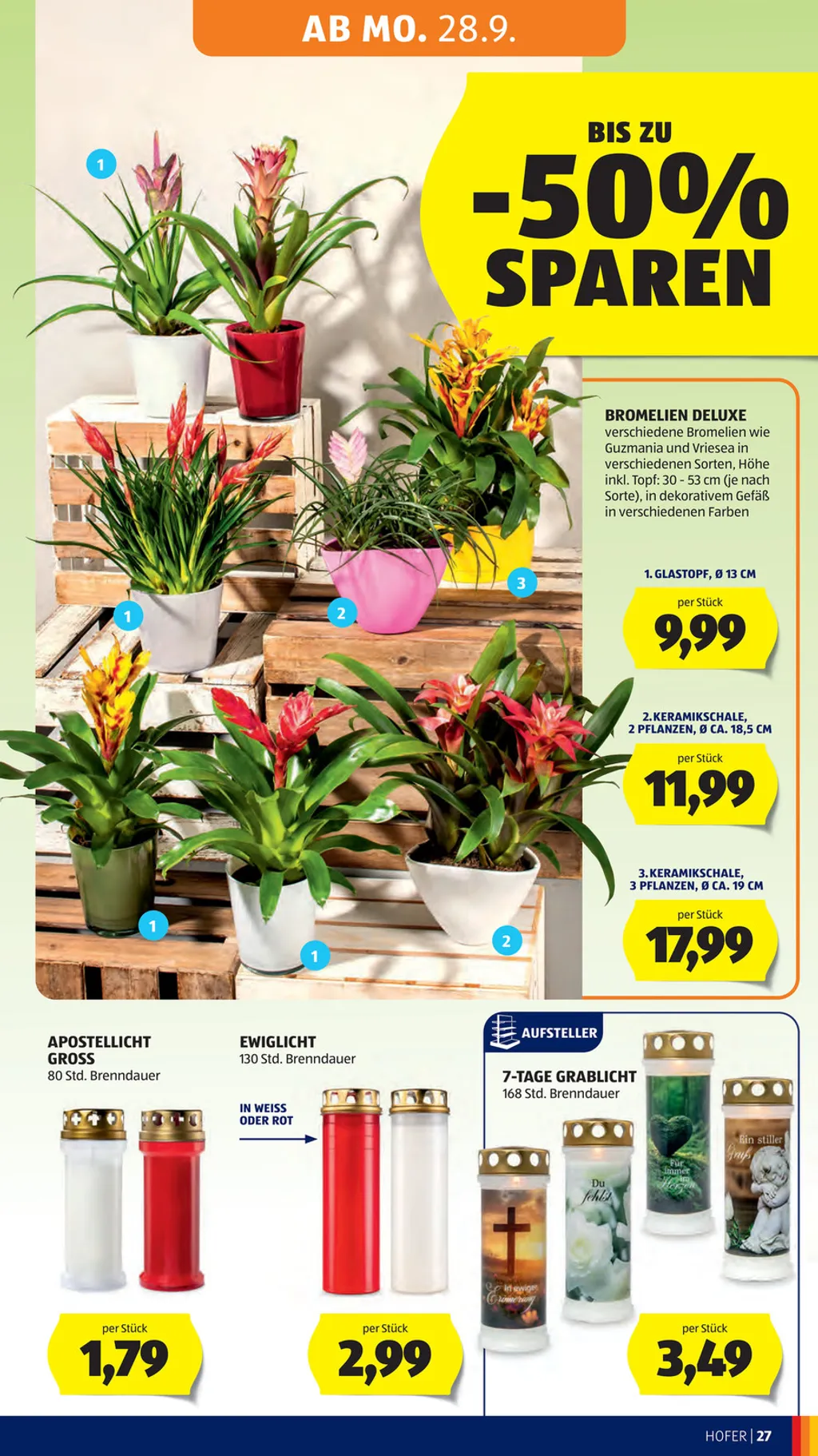 Hofer Flugblatt ab 25.09.2026 (Freitag)