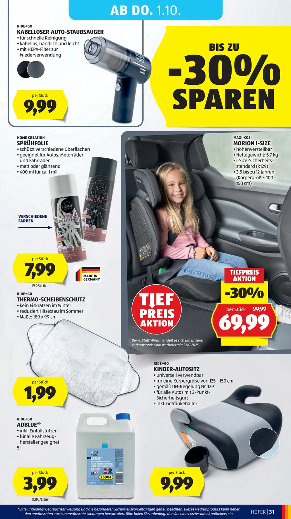 Hofer Flugblatt ab 25.09.2026 (Freitag)