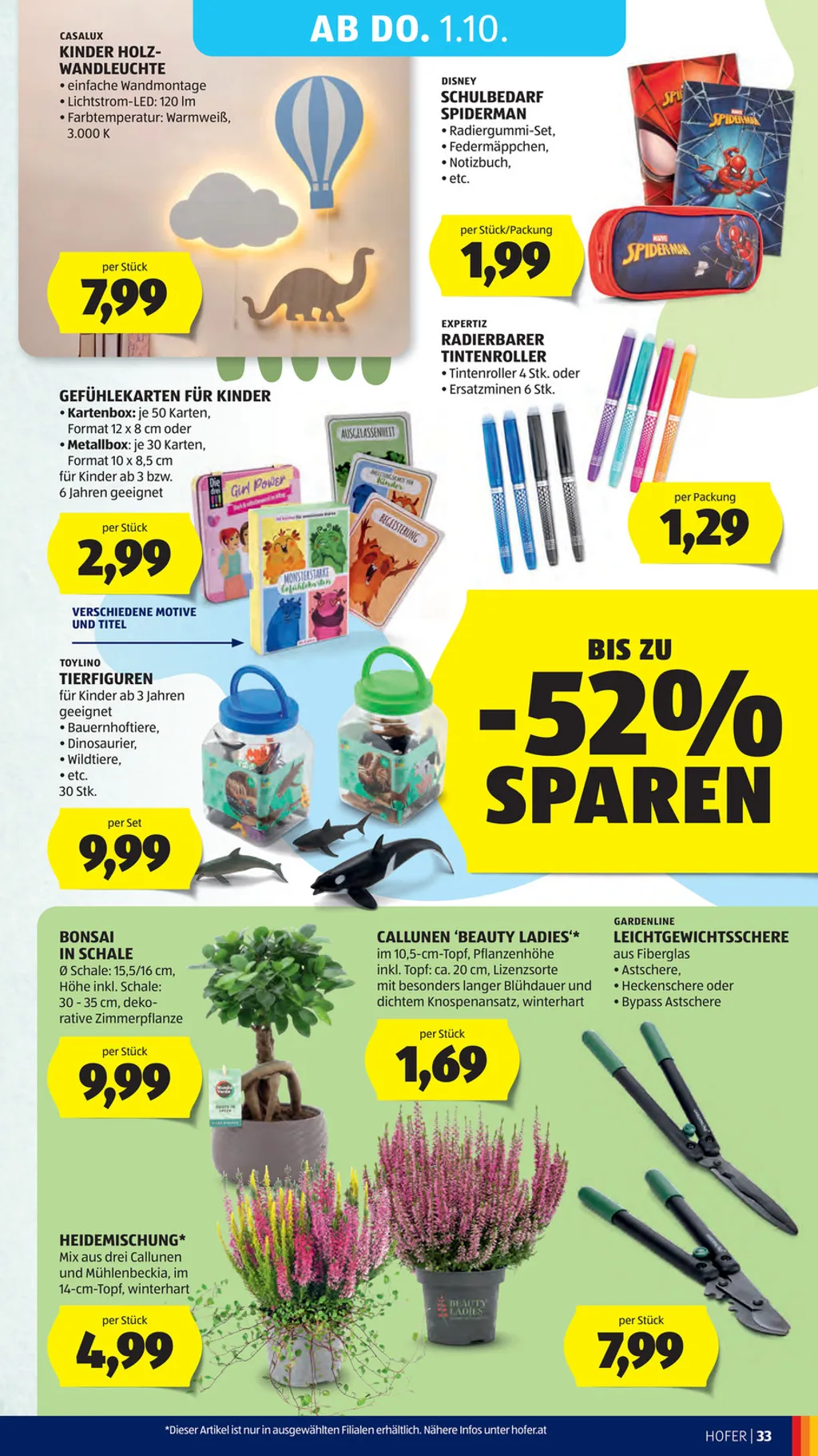 Hofer Flugblatt ab 25.09.2026 (Freitag)