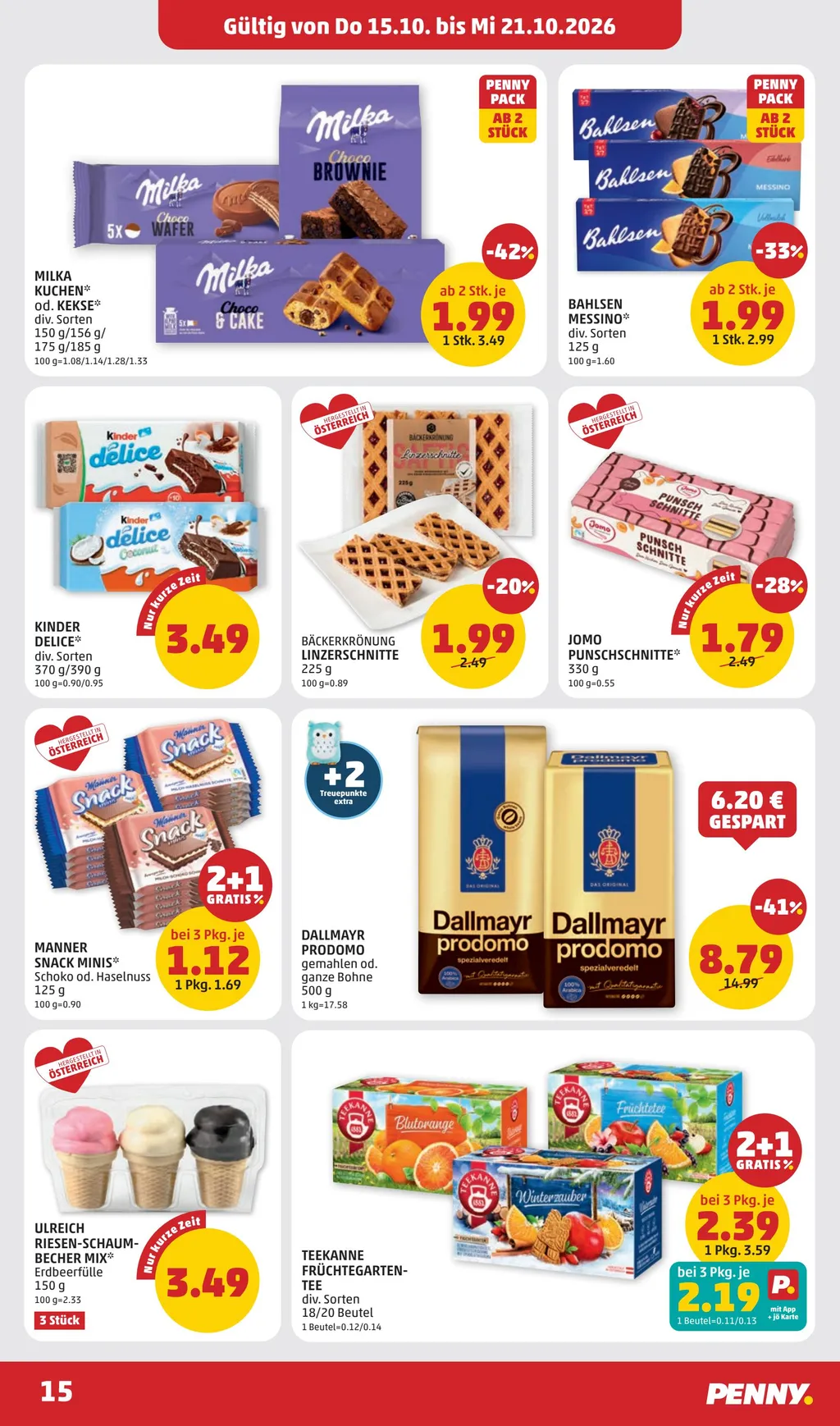 Penny Flugblatt ab 15.10.2026 (Donnerstag)